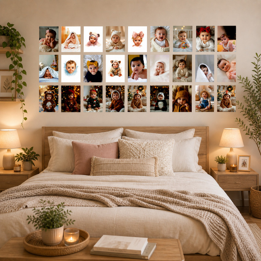 Cute Baby HD Posters Combo Pack for Nursery Room (A4 12 x 8 Inch) Paper Print(8 inch X 12 inch)