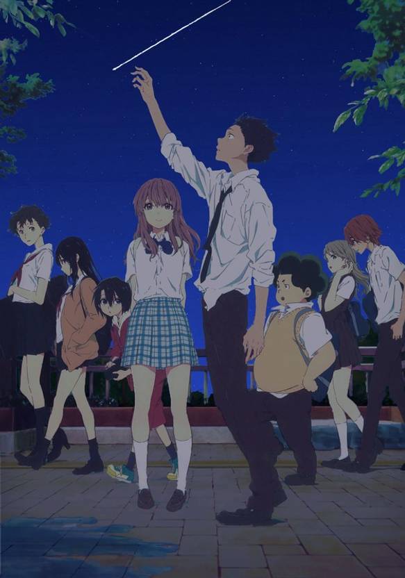 Koe No Katachi A Silent Voice Anime Movie Hd Matte Finish Poster Paper - A Silent Voice Koe No Katachi Movie