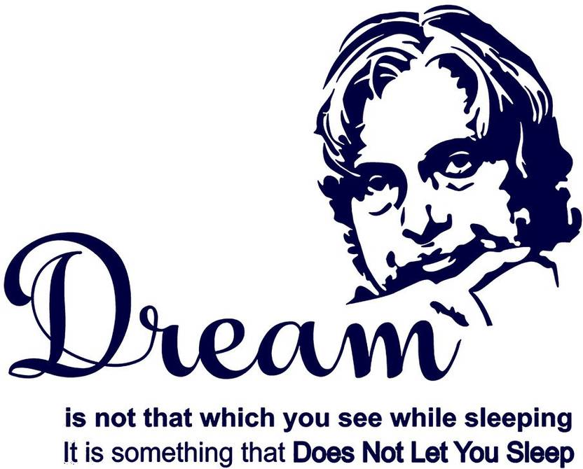 Poster Dream Sleep Ajp Abdul Kalam Inspirational Quotes sl12859 (Wall