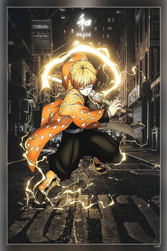 Demon Slayer Kimetsu No Yaiba Zenitsu Agatsuma Anime Boys Tanjiro