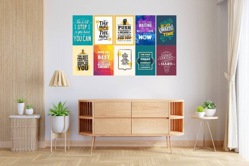 Motivational Positive Quotes Inspirational Wall High Quality HD Poster For Drawing Room Living