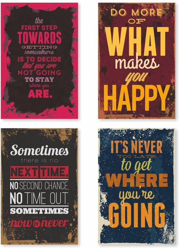 Motivational Poster Quotes Wall Design For Living Room Drawing Room Poster Paper Print Quotes