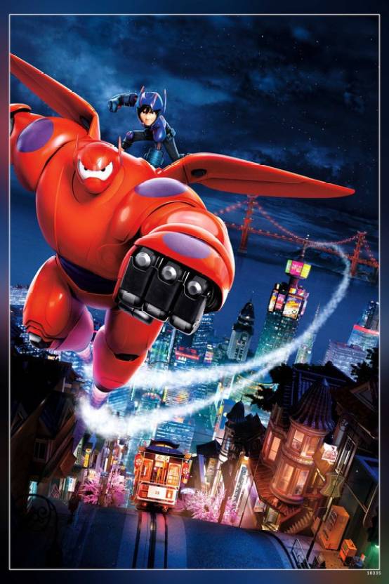 Disney Pixar Animation Studios Baymax Big Hero Movie Matte Finish ...