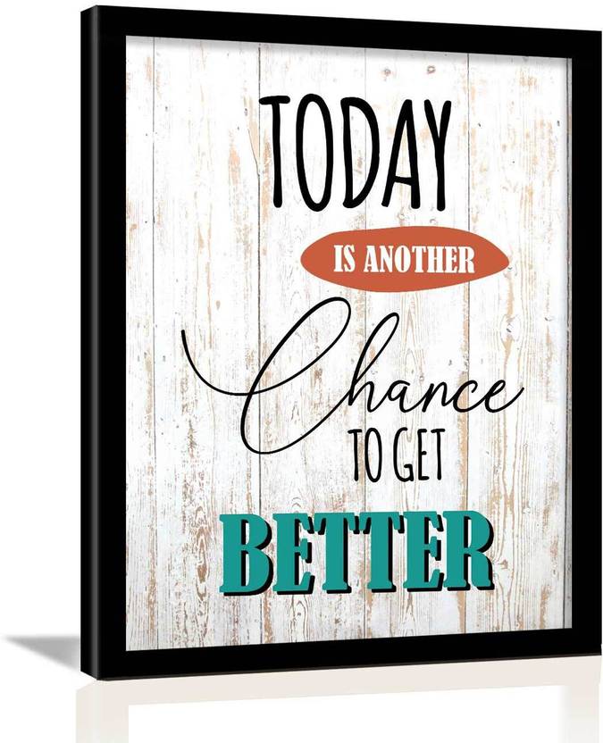 Motivational Quotes Frame for Office Wall School Study Room