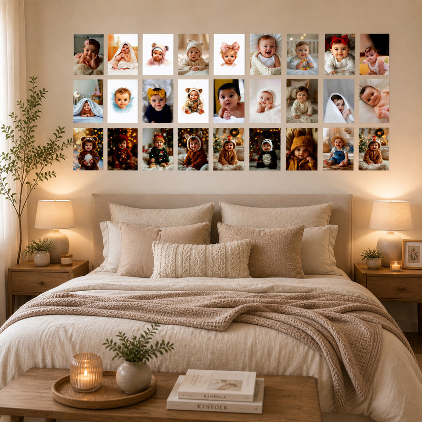 Baby Combo Posters Pack of 32 Cute Nursery Wall Art (13 x 19 Inch) Paper Print(19 inch X 13 inch)