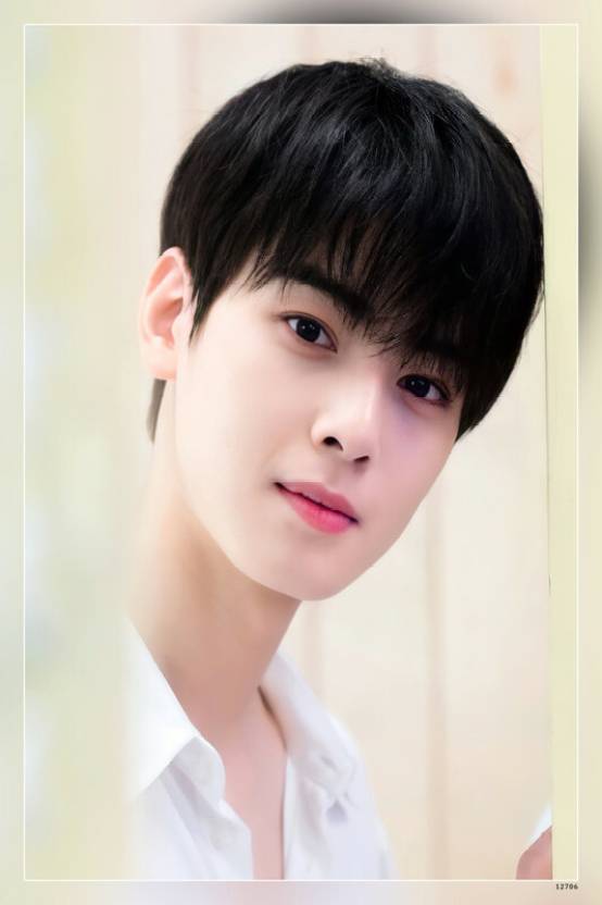 Cha Eun Woo Korean K Pop Singer Actor Matte Finish Poster Paper Print ...