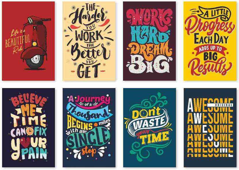 Motivational Poster Quotes Wall Design For Bed Room Drawing Room Poster