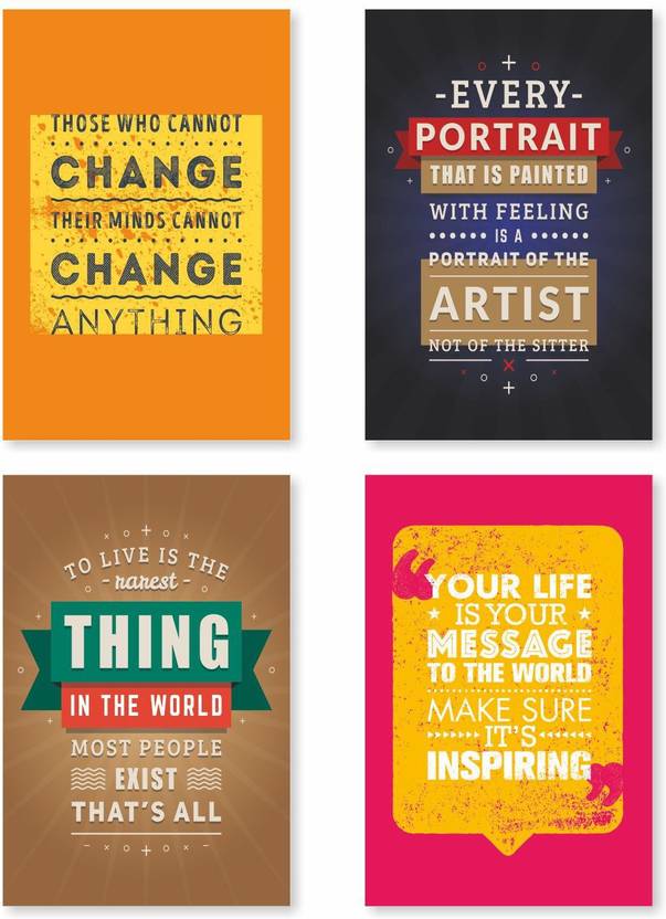 Motivational Poster Quotes Wall Design For Living Room Drawing Room Poster Paper Print Quotes