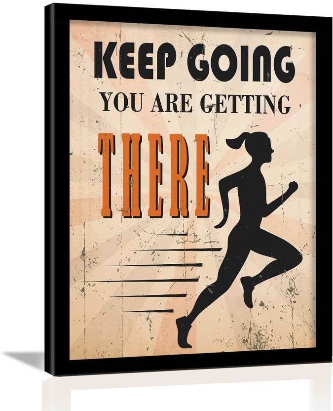 Motivational Quotes Frame for Office Wall School Study Room