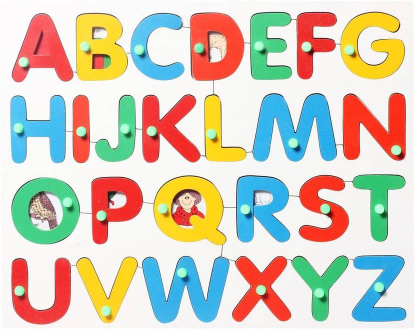 Abcd alphabet chart Poster Multicolor Photo Paper Print Poster