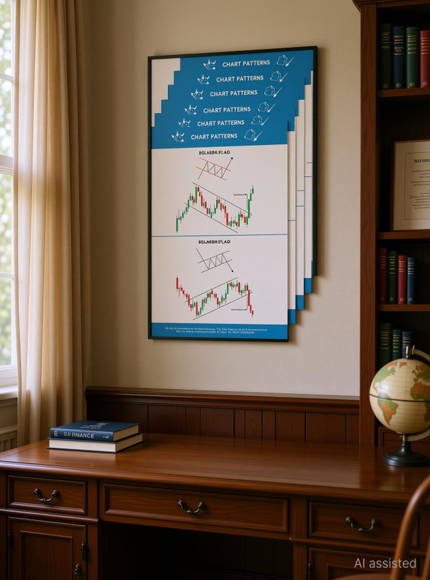 Candle Stick + Chart Patterns Stock Market Poster 22 Pcs Paper Print(11.69 inch X 8.26 inch, Box)