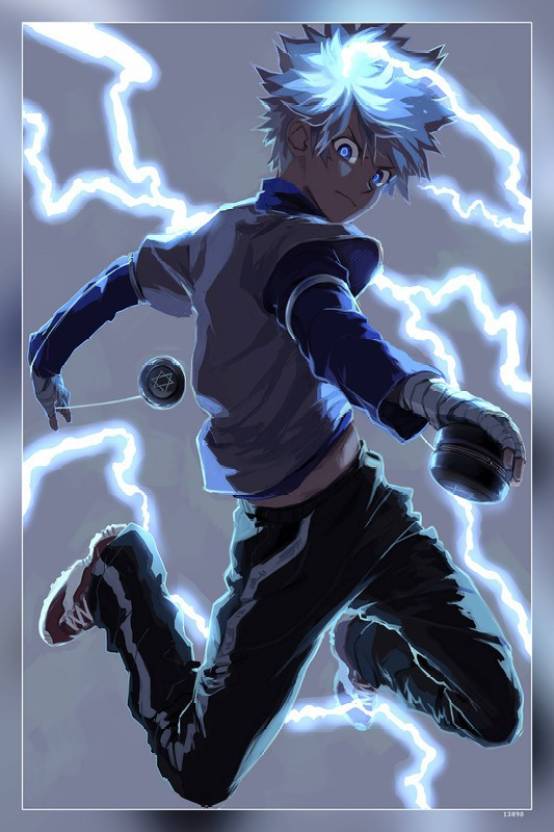 Killua Zoldyck Hunter X Hunter Anime Series Hd Matte Finish Poster P ...