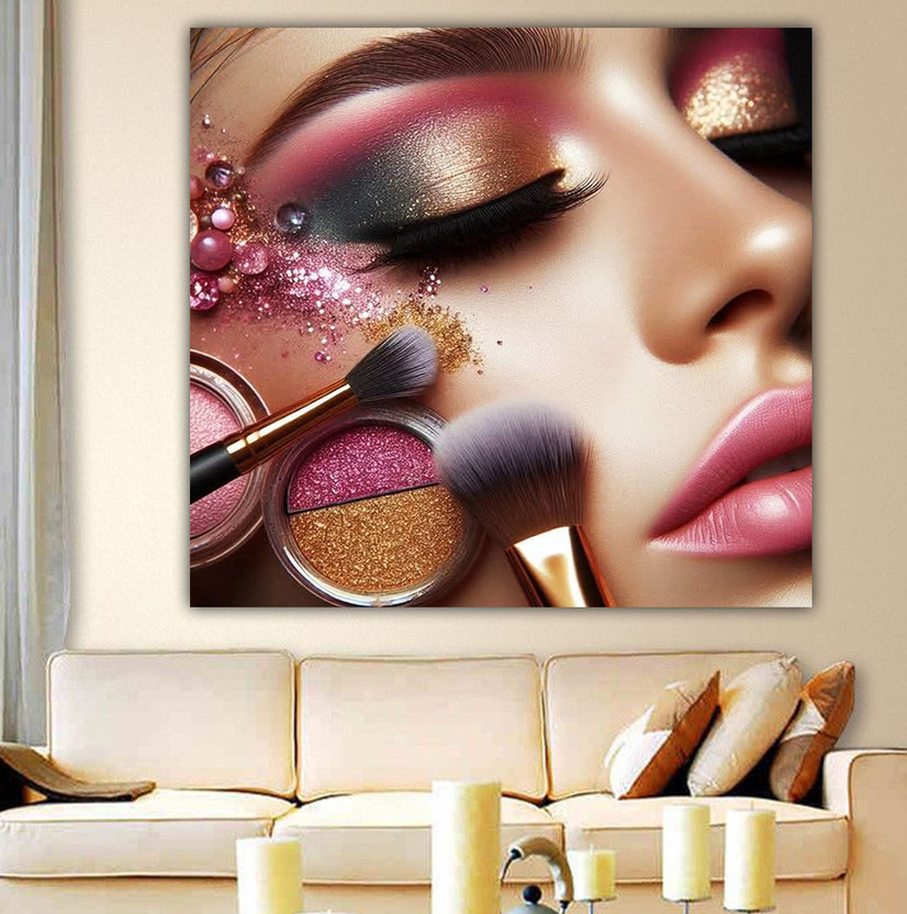 Decorative Beauty Parlour Beauty Salon Informational Wall Poster Vinyl(24 inch X 24 inch, paper tube)