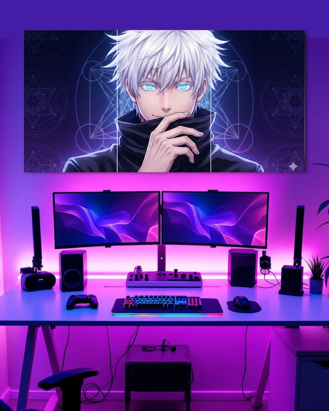 Legendary Legendary Magic Eye Anime Character 3 Split Poster Set – High-Definition Stylish Wall Decor for Living Room Photographic Paper(12 inch X 9 inch, ROLLED) - Flipkart Deal