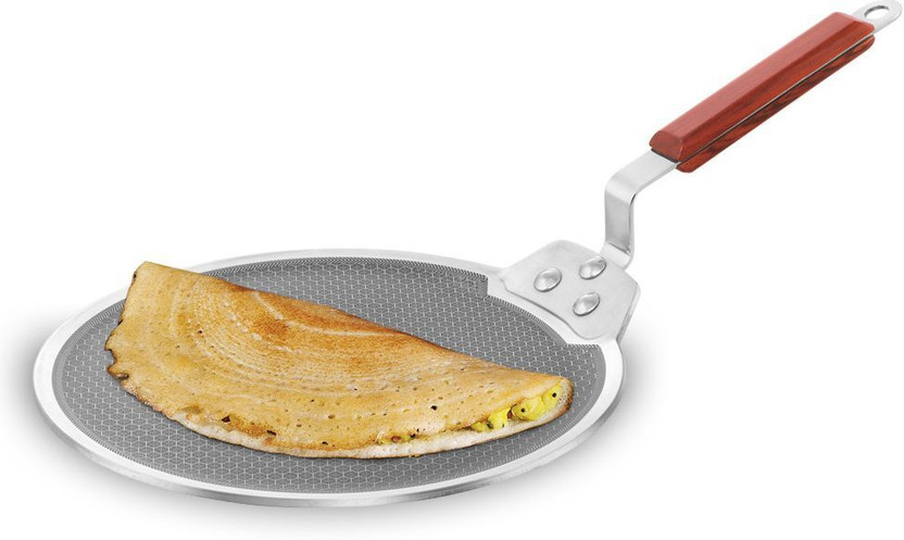 Hawkins Shielded Nonstick Triply Stainless Steel Dosa Tava (NSDT30) Tawa 30 cm diameter(Triply, Non-stick, Induction Bottom)