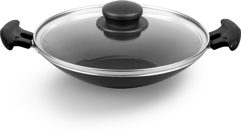 Pigeon Special Appachatty Pan 20 cm diameter with Lid 1.5 L capacity(Aluminium, Non-stick)