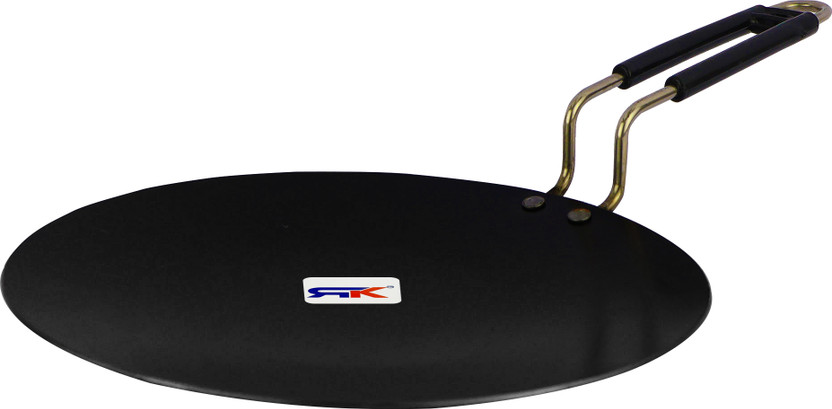 Rk Pre Seasoned Iron Tawa Heavy Weight Roti Chapati Tawa Tawa 25 cm diameter(Iron)