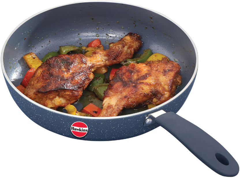 Hawkins Ceramic Nonstick Frying Pan Fry Pan 24 cm diameter 2 L capacity(Aluminium, Non-stick, Induction Bottom)