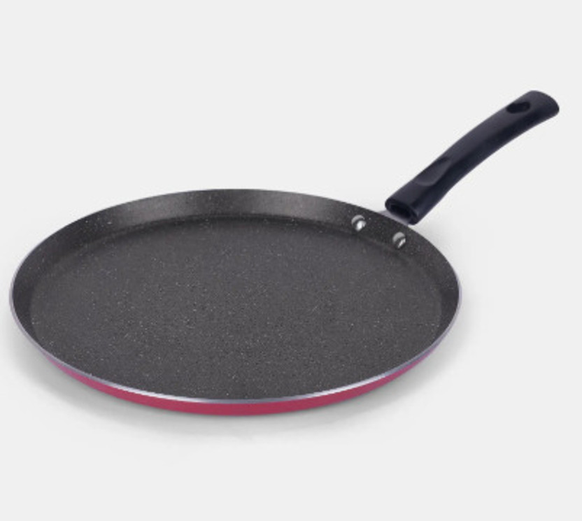 RK GLOBAL Non-Industion base Non-Stick Aluminium Tawa/Dosa Tawa 27 cm diameter(Aluminium, Non-stick, Induction Bottom)