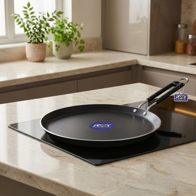 Dozy Tawa 24 cm diameter (Iron, Non-stick, Induction Bottom) Tawa 24 cm diameter(Iron, Non-stick, Induction Bottom)