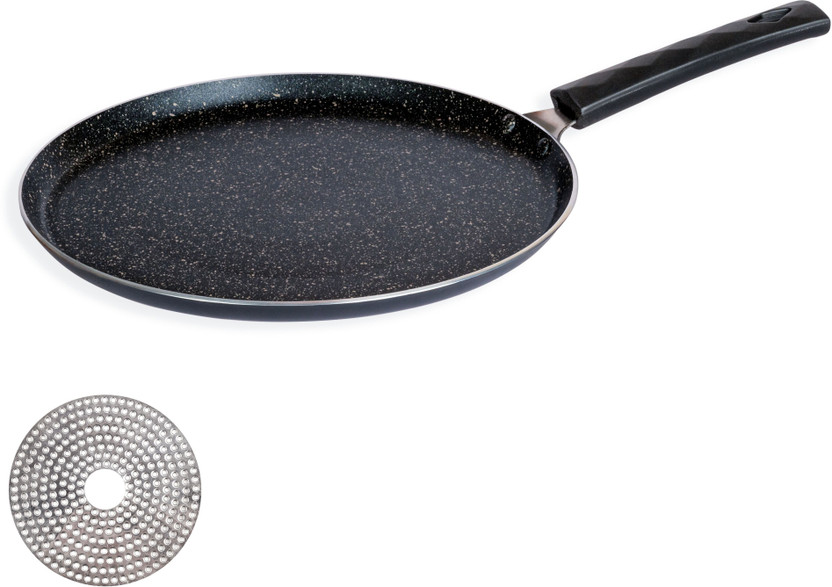 Kreme Basics Tawa 28 cm diameter(Aluminium, Non-stick, Induction Bottom)