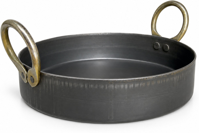 canocrystals canocrystals BIG IRON TAI FOR MAKING WITHOUT ANY CHEMICAL MIXTURE ITS BEST FOR DAILY USE Kadhai 24 cm diameter 2 L capacity(Iron) - Flipkart Deal