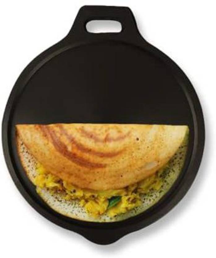 The Indus Valley PreSeasoned Super Smooth Cast Iron Dosa Tawa(2.4kg