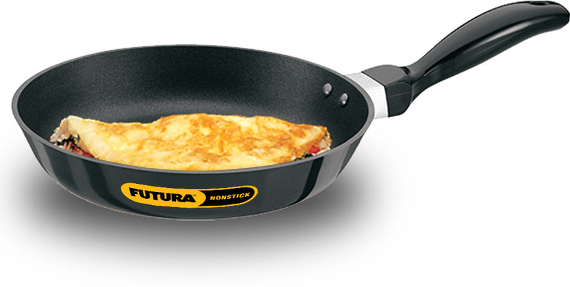 Hawkins Futura 20cm Frying Pan, Black (NF20) Fry Pan 20 cm diameter 1 L capacity(Aluminium, Non-stick)