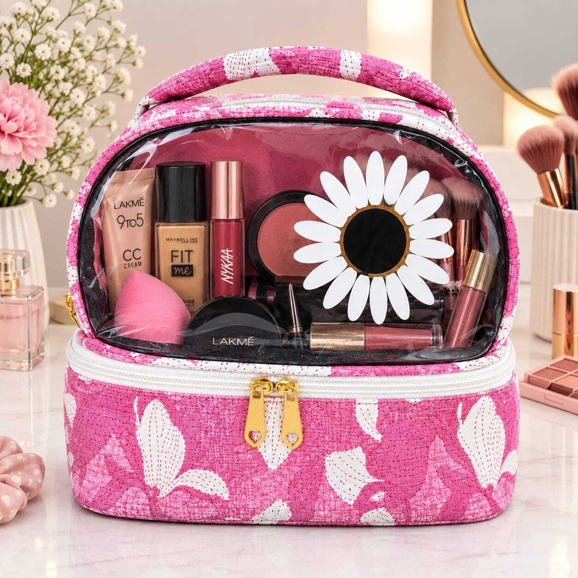 VEGAN Cosmetic Pouch(Multicolor)
