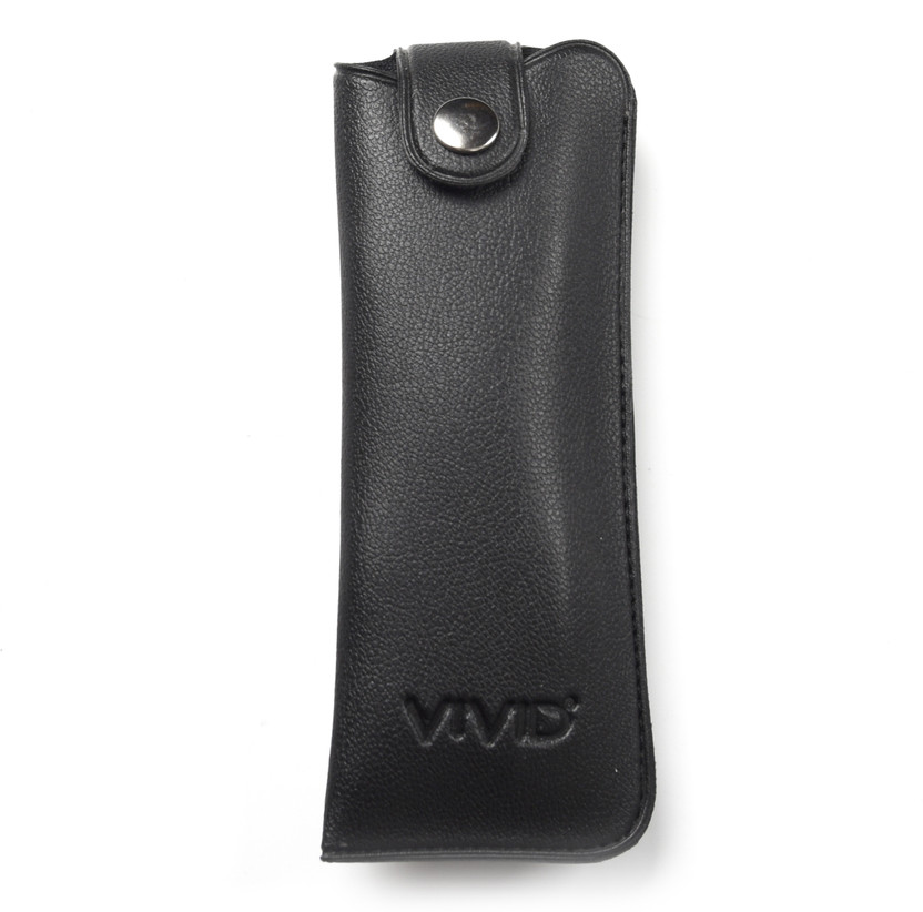 VIVID Unisex Artificial leather Protective Case| Slip in Soft Eyeglass Spectacle Box | Ideal for Standard size Spectacles| Fashionable Portable for Men And Women D-11 BLACK Spectacle Box () Pouch