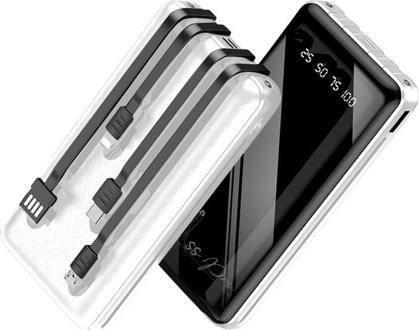 misspro 200000 mAh 18 W Compact Pocket Size Power Bank(White, Lithium Polymer, Power Delivery 3.0, Quick Charge 4.0 for Mobile)