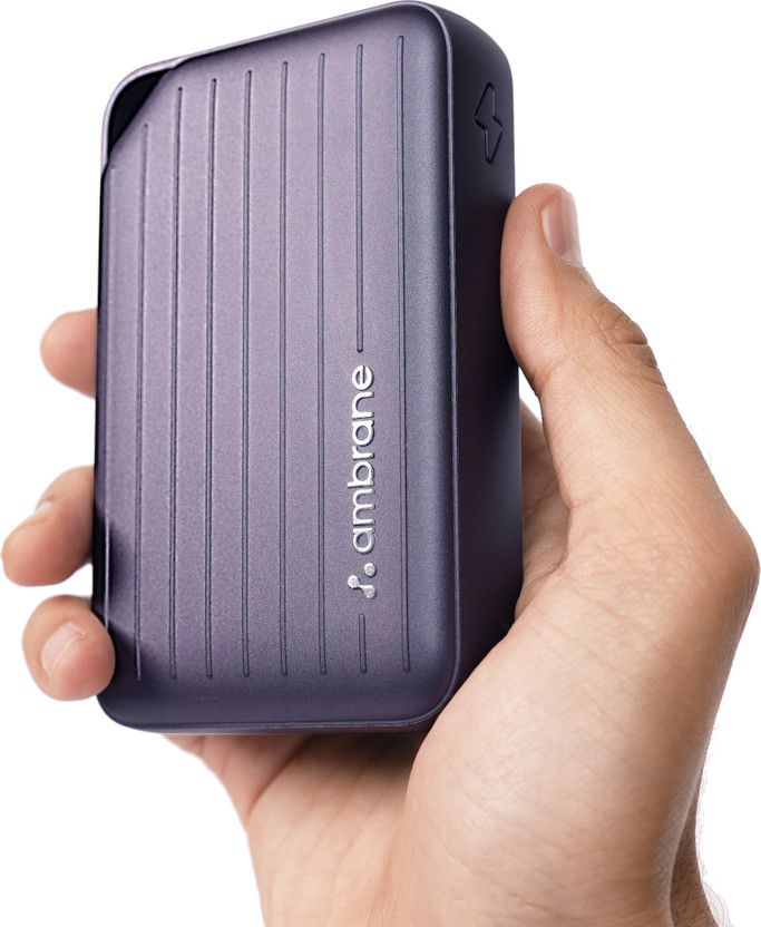 Ambrane 20000 mAh 22.5 W Power Bank(Purple, Lithium Polymer, Power Delivery 3.0, Quick Charge 3.0 for Earbuds, Laptop, Mobile, Smartwatch, Tablet, Trimmer)