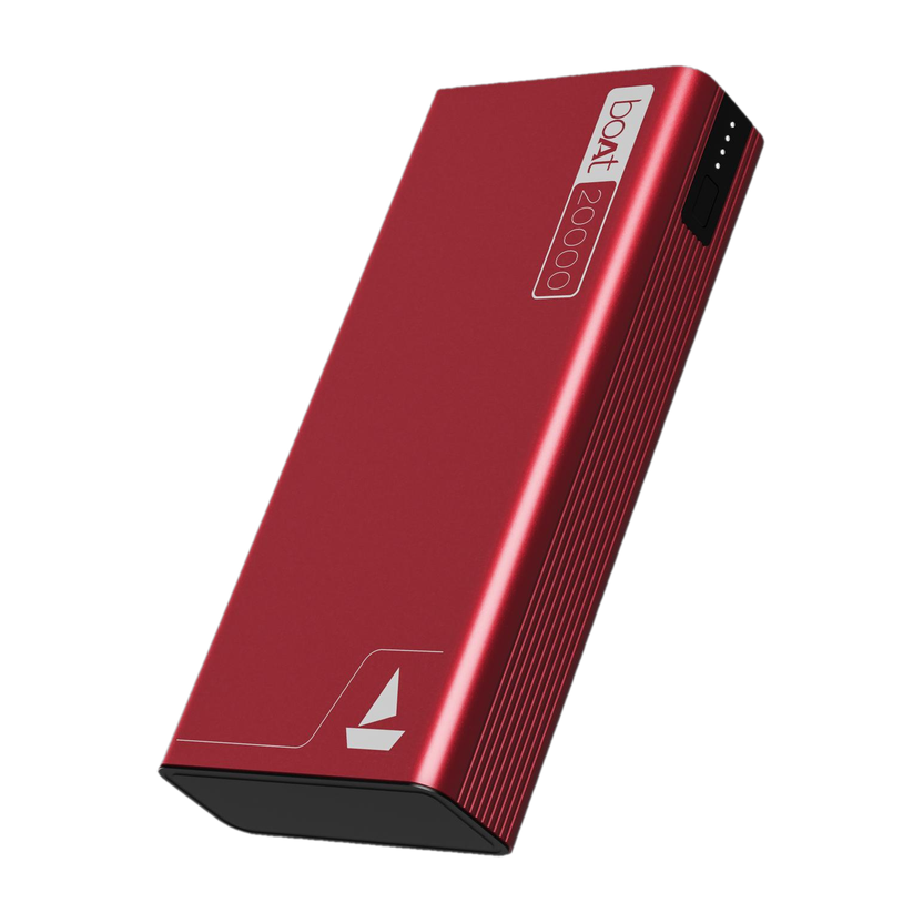 boAt 20000 mAh 22.5 W Slim Pocket Size Power Bank(Martian Red, Lithium Polymer, Fast Charging, Quick Charge 3.0, Power Delivery 3.0 for Laptop, Mobile, Speaker, Tablet)