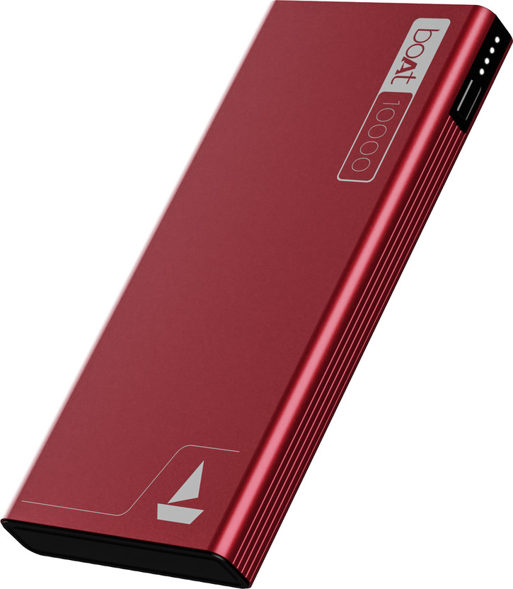 boAt 10000 mAh 22.5 W Slim Pocket Size Power Bank(Martian Red, Lithium Polymer, Fast Charging, Quick Charge 3.0 for Mobile, Tablet, Earbuds)