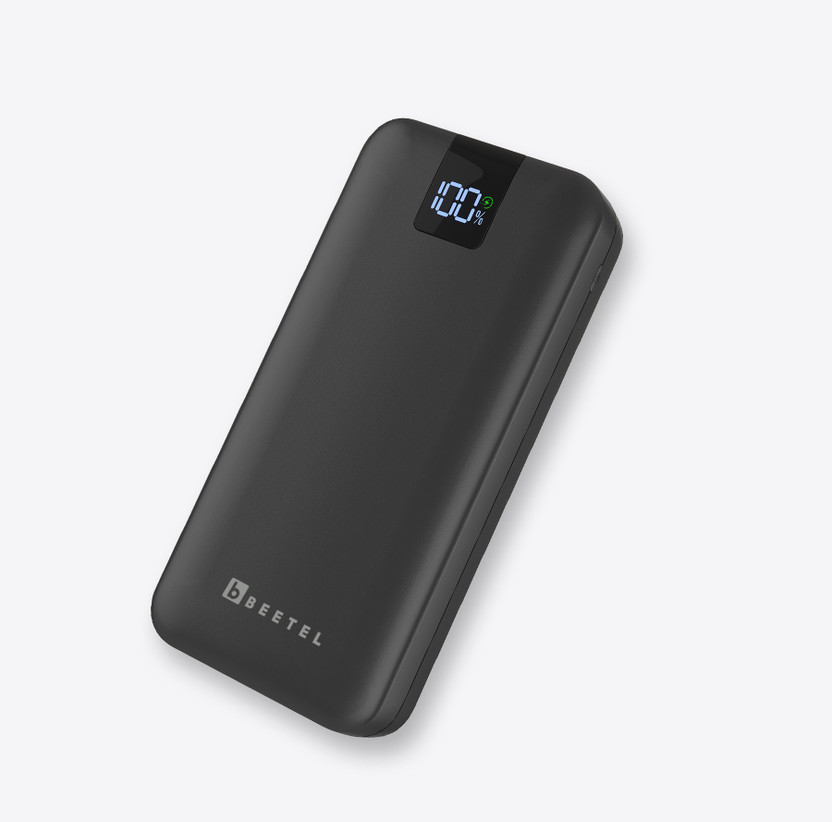 Beetel 20000 mAh 22.5 W Power Bank(Black, Lithium Polymer, Fast Charging for Mobile, Tablet, Smartwatch, Earbuds, Speaker)