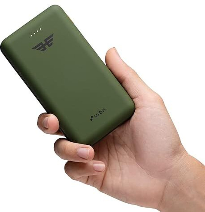 URBN 20000 mAh 12 W Pocket Size Power Bank(Camo, Lithium Polymer, Fast Charging for Mobile)