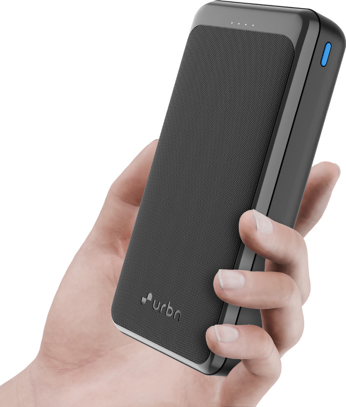 URBN 20000 mAh 35 W Compact Power Bank(Black, Lithium Polymer, for Mobile, Smartwatch, Earbuds, Tablet)