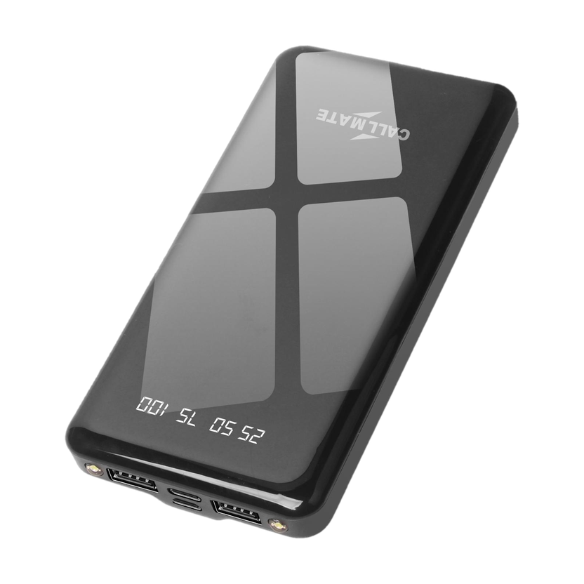 Callmate 10000 mAh 15 W Slim Pocket Size Power Bank(Black, Lithium Polymer, Fast Charging for Mobile)