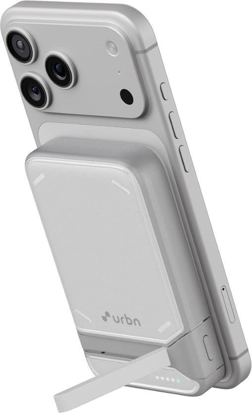 URBN URBN 10000 mAh 22.5 W Wired & Wireless With MagSafe Compact Pocket Size Power Bank(White, Lithium Polymer, for Mobile, Smartwatch, Earbuds) - Flipkart Deal