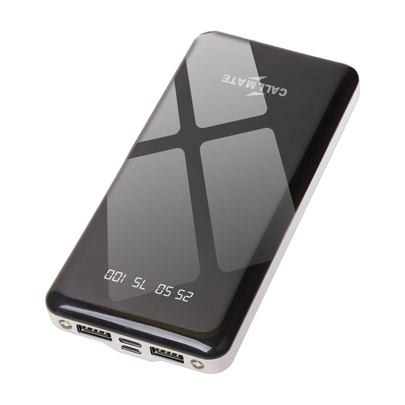 Callmate 10000 mAh 15 W Slim Pocket Size Power Bank(White, Lithium Polymer, Fast Charging for Mobile)