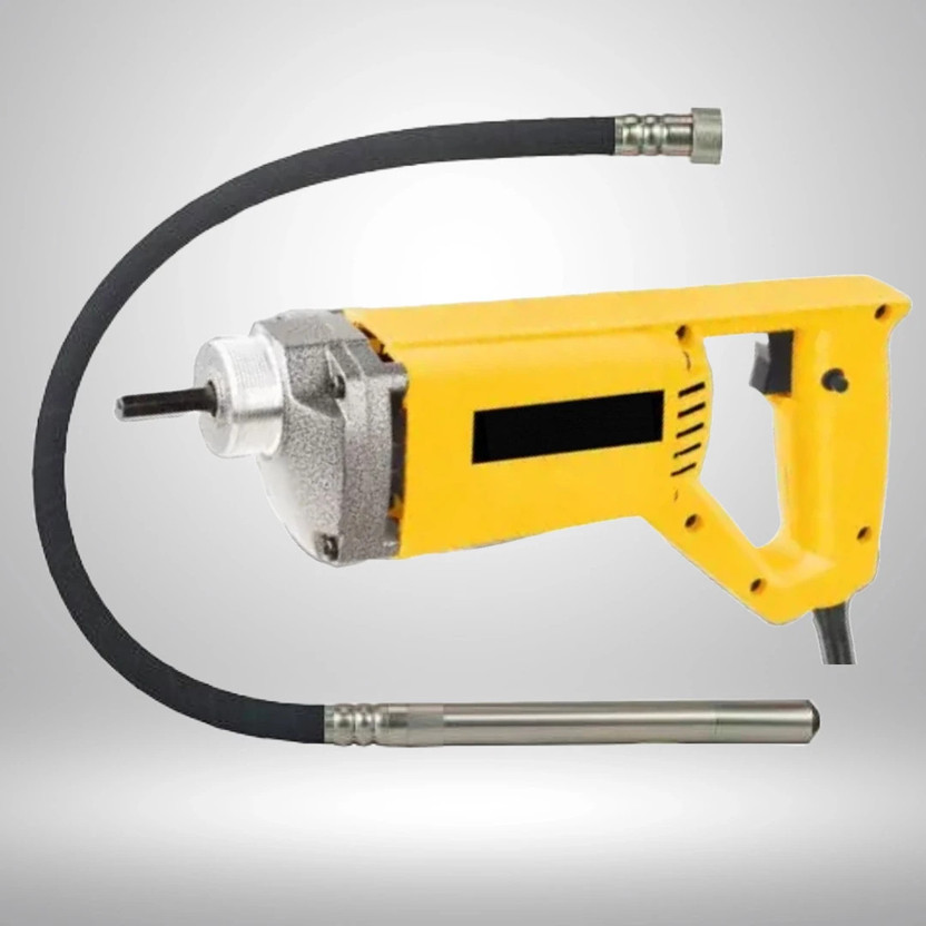 RanPra Heavy Duty Electric Concrete Vibrator with 35 MM 2 Metre Needle Pistol Grip Drill(35 mm Chuck Size)