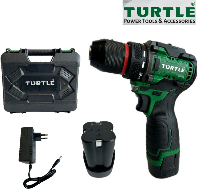 TURTLE MPT ST-762S BRUSHLESS CORDLESS SCREWDRIVER 18V 1.3Ah LI-ION BATTERY,2000 RPM Cordless Drill(10 mm Chuck Size)