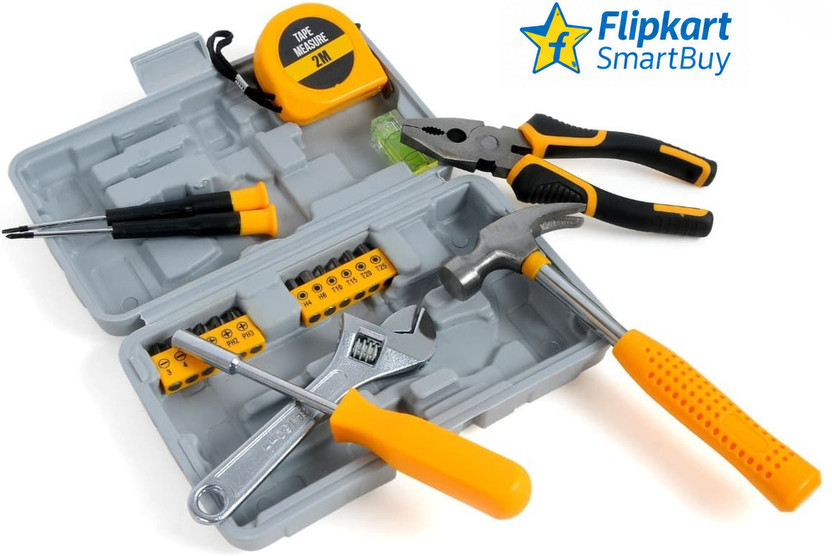 Flipkart Flipkart SmartBuy Hand Tool Kit Household DIY Combination Magnetic Bit Tool Set | Screwdriver Kit Hand Tool Kit(20 Tools) - Flipkart Deal