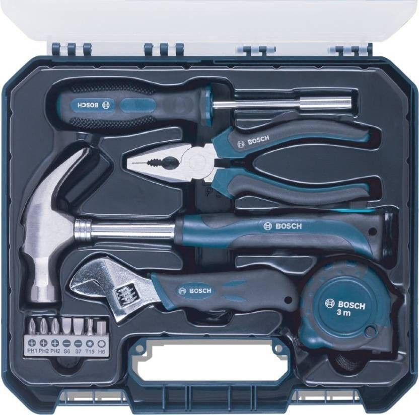 BOSCH 12 PIECE ( 2607002791 ) Hand Tool Kit(12 Tools)