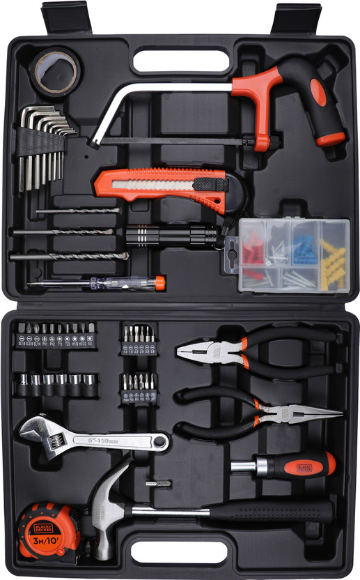 BLACK+DECKER BLACK+DECKER BMT108C Hand Tool Kit(108 Tools) - Flipkart Deal