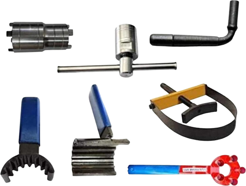TOVILLA 6 Repairing Tool Set Bajaj Pulsar Motorbike Made on CNC Machine Vehicle Tool Kit Hand Tool Kit(6 Tools)