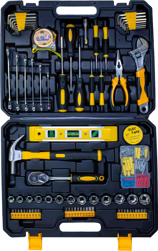 iBELL VR TB179-7 Professional Tool Kit with Ratchet Set and Hand Tools,Sockets, Hand Tool Kit(179 Tools)