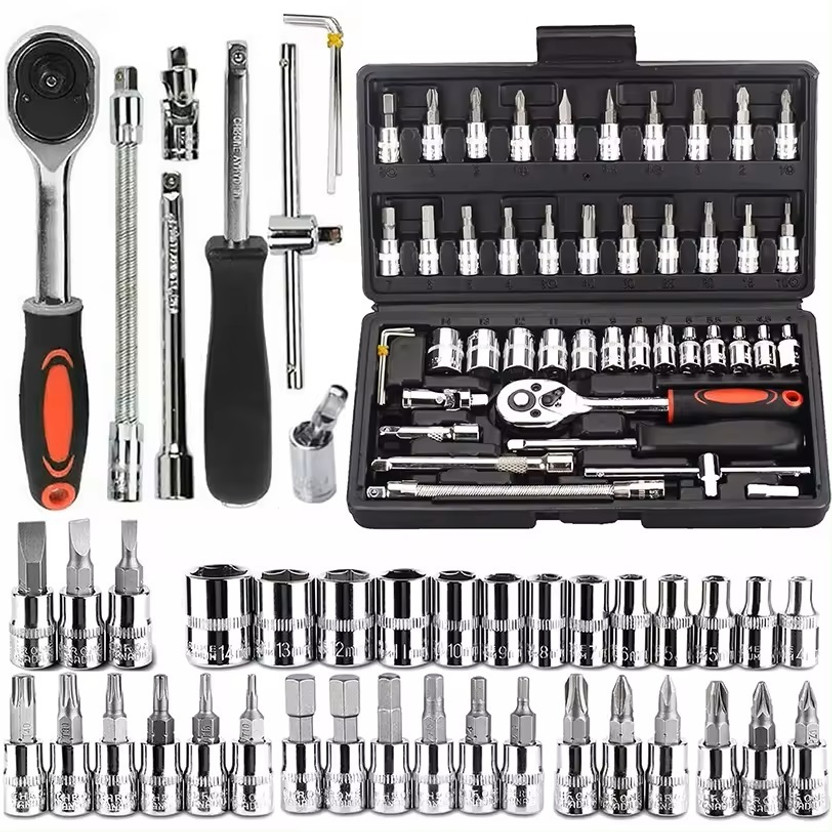 HardWall Hand fix 46-Piece DIY Kit Power & Hand Tool Kit(46 Tools)