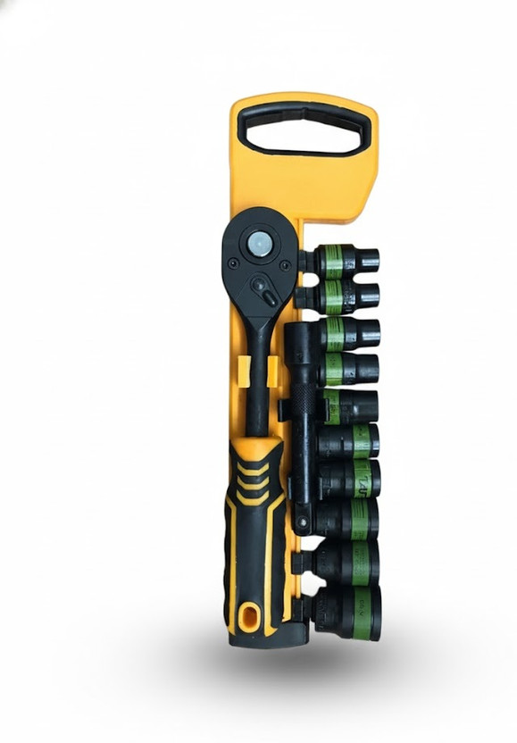 ALYRATOOLS . Chrome Vanadium Ratchet & Socket Combination Set Hand Tool Kit(1 Tools)