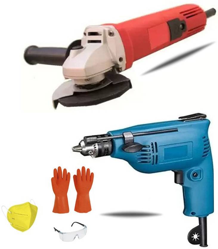 My Factor Angle Grinder with Drill Machine Combo Multicolor (DE95) Power & Hand Tool Kit Price